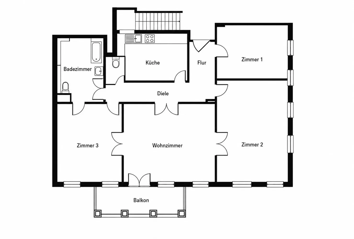 4 Zimmer Wohnung mit 160 m² in Wiesbaden – Bild 8