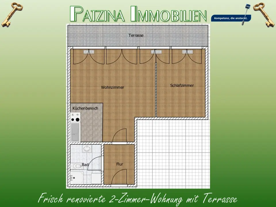 2 Zimmer Wohnung mit 52 m² in Werder (Havel) – Bild 4