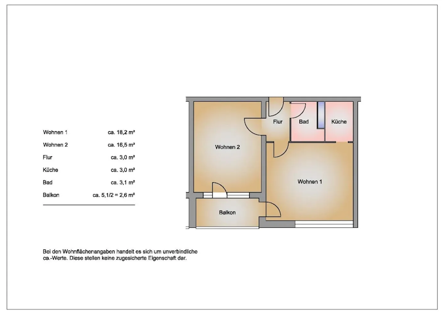 2 Zimmer Wohnung mit 46 m² in Frankfurt (Oder) – Bild 7