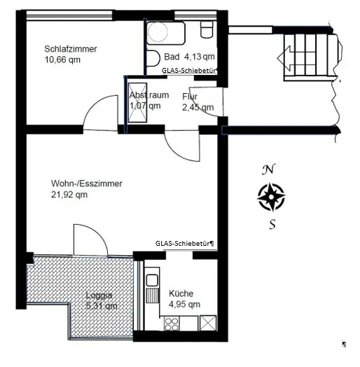 2 Zimmer Wohnung mit 47 m² in Bielefeld – Bild 8