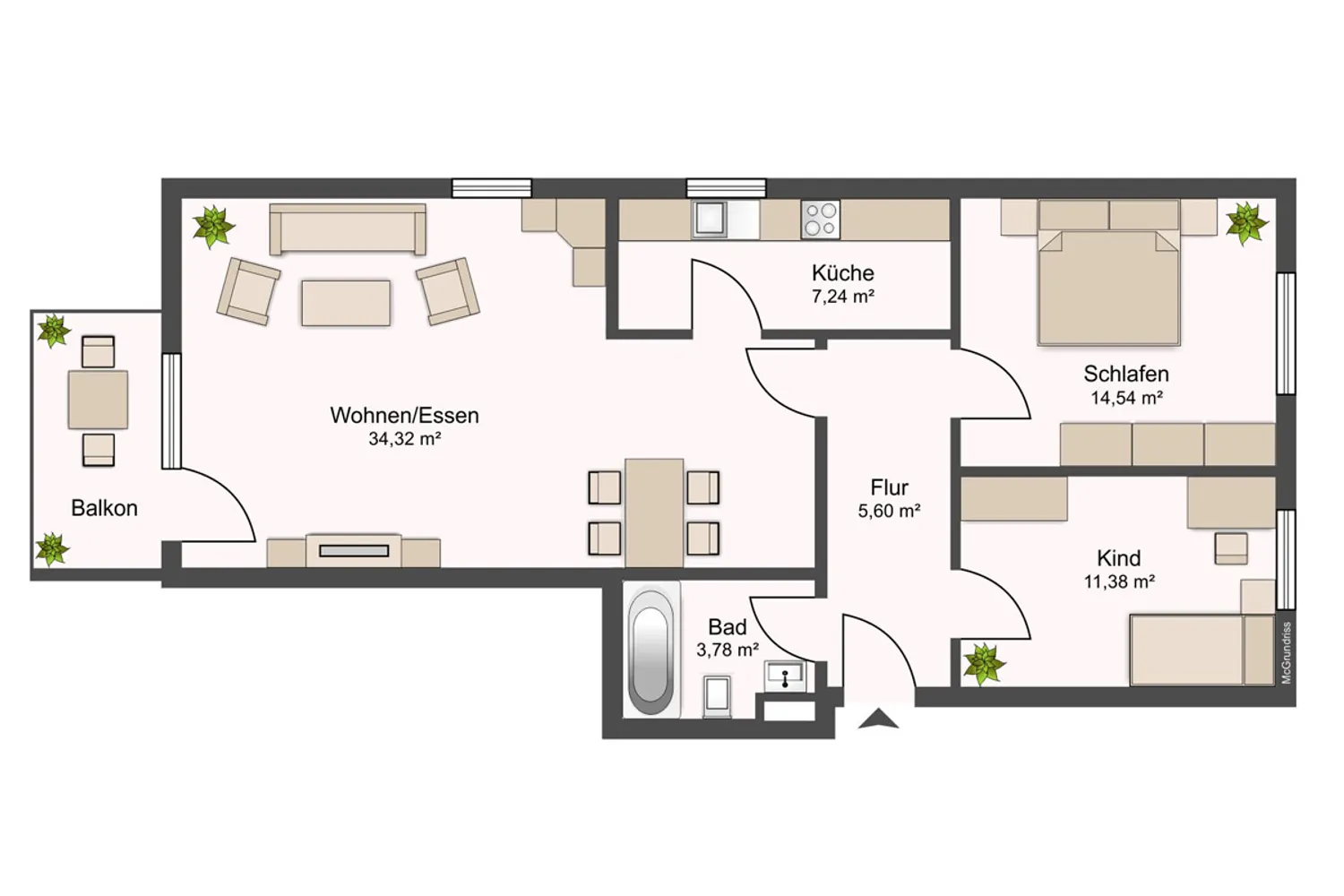 3 room apartment with 81 m² in Dresden – Photo 11