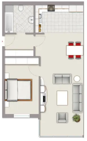 2 Zimmer Wohnung mit 74 m² in Münster – Bild 11