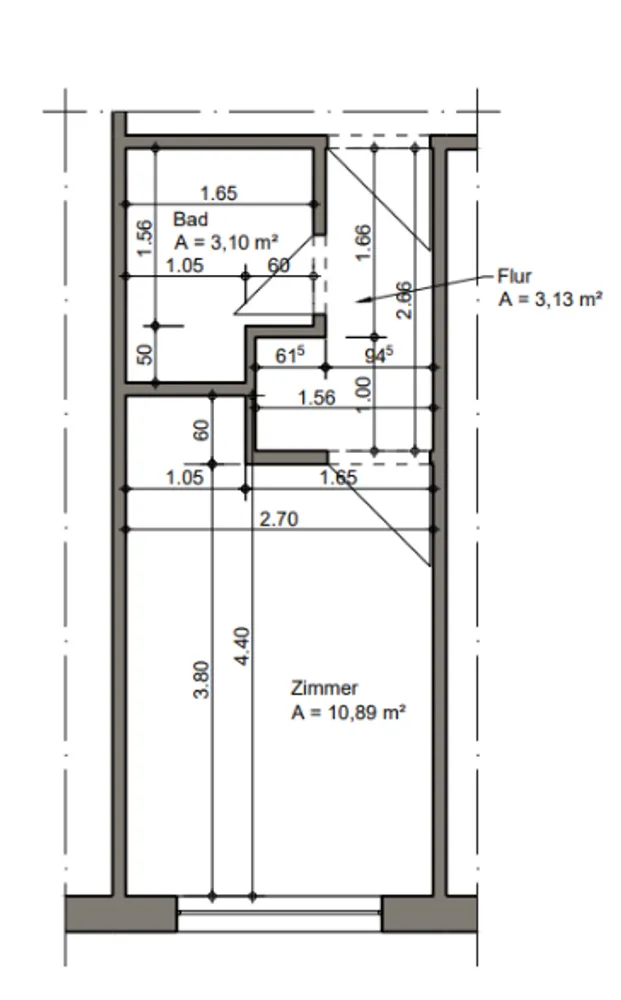 1 Zimmer Wohnung mit 17 m² in Aachen – Bild 6