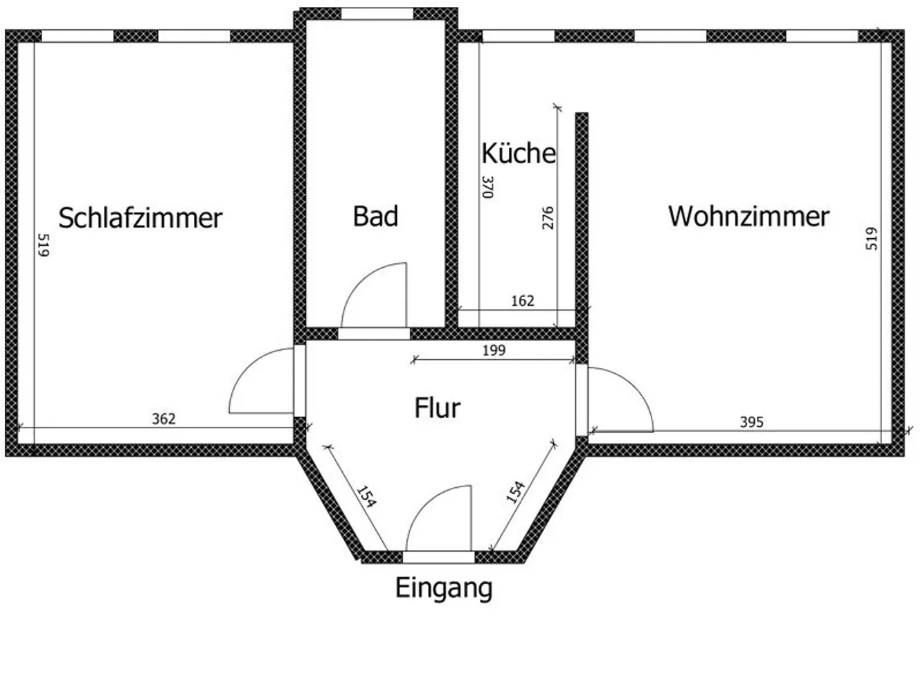 2 room apartment with 58 m² in Chemnitz – Photo 5