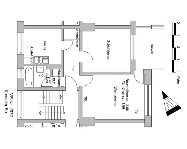 2 Zimmer Wohnung mit 55 m² in Bremen – Bild 2