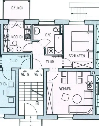 2 Zimmer Wohnung mit 47 m² in Chemnitz – Bild 3