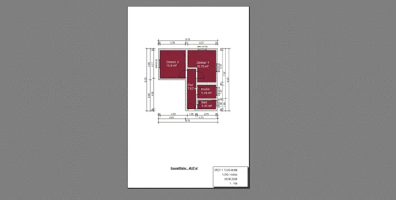 2 Zimmer Wohnung mit 49 m² in Minden – Bild 8