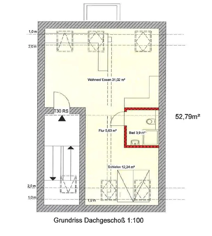 2 Zimmer Wohnung mit 53 m² in Aachen – Bild 11