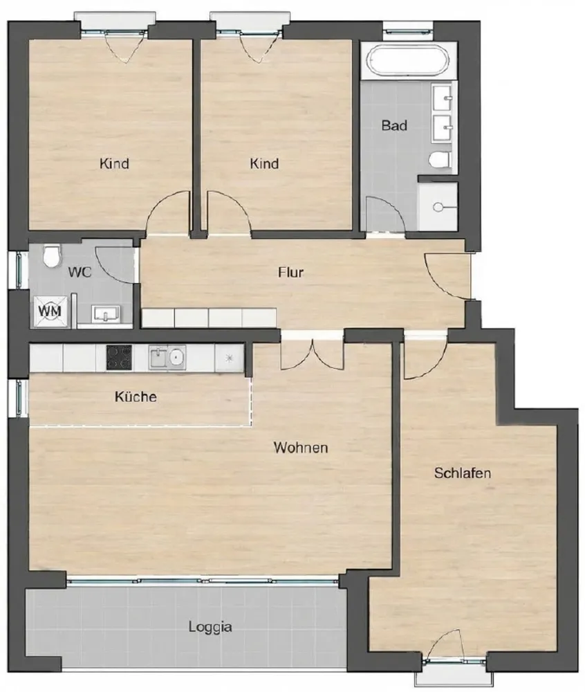 4 room apartment with 104 m² in Dresden – Photo 8