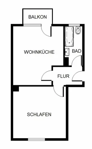 2 Zimmer Wohnung mit 37 m² in Dortmund – Bild 3