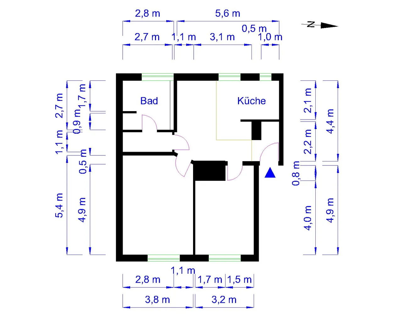 2 Zimmer Wohnung mit 68 m² in Magdeburg – Bild 8