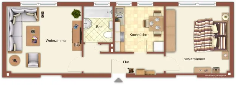 2 Zimmer Wohnung mit 53 m² in Mönchengladbach – Bild 8