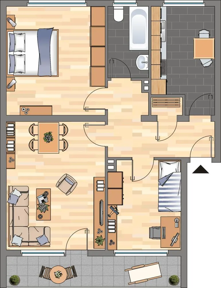 3 Zimmer Wohnung mit 69 m² in Herne – Bild 8