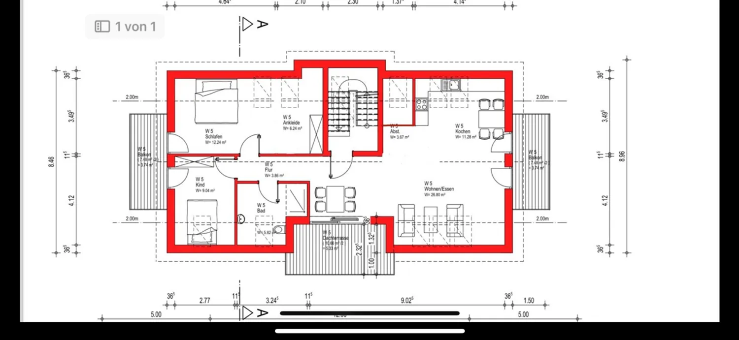 4 room apartment with 98 m² in Karlsruhe – Photo 8
