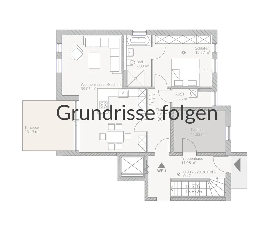 2 Zimmer Wohnung mit 48 m² in Hennef – Bild 9