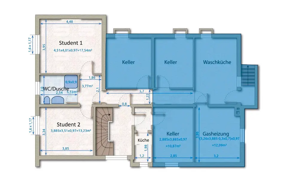 WG-Zimmer mit 80 m² in Paderborn – Bild 10