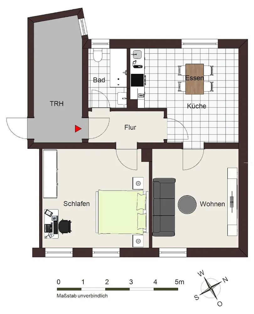 2 Zimmer Wohnung mit 59 m² in Essen – Bild 9
