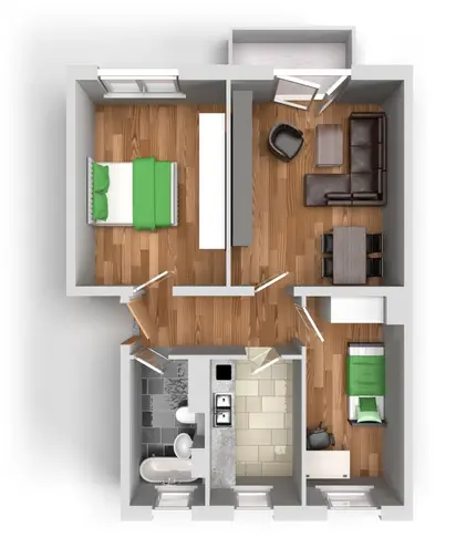 3 Zimmer Wohnung mit 59 m² in Halle (Saale) – Bild 10