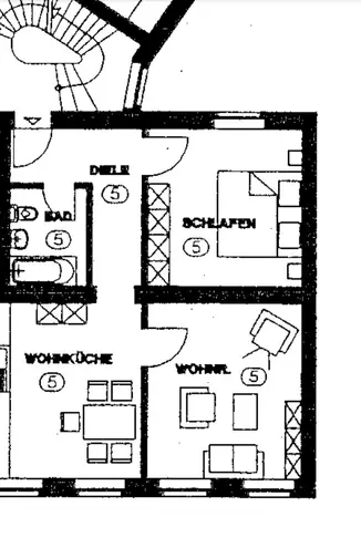 3 Zimmer Wohnung mit 55 m² in Bochum – Bild 2