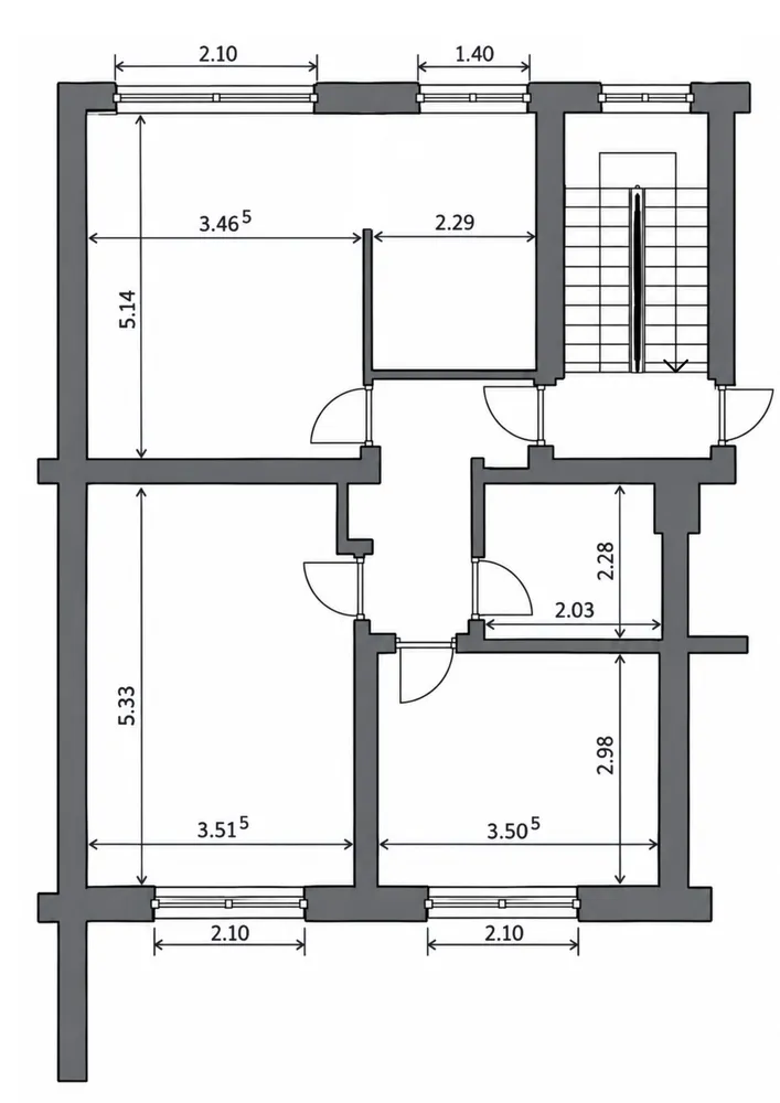 3 Zimmer Wohnung mit 65 m² in Duisburg – Bild 2