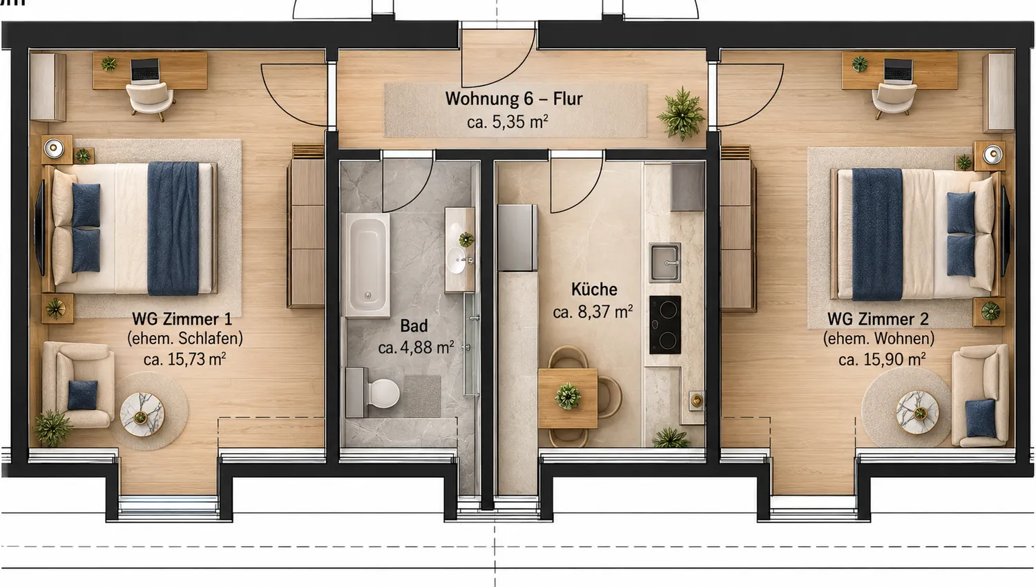 1 Zimmer Wohnung mit 25 m² in München – Bild 5