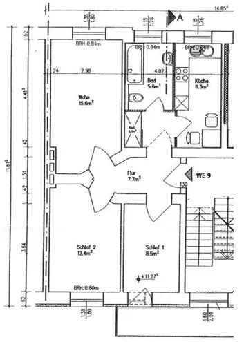 3 Zimmer Wohnung mit 58 m² in Halle (Saale) – Bild 12
