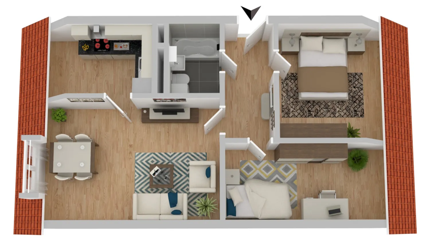 3 Zimmer Wohnung mit 51 m² in Suhl – Bild 2