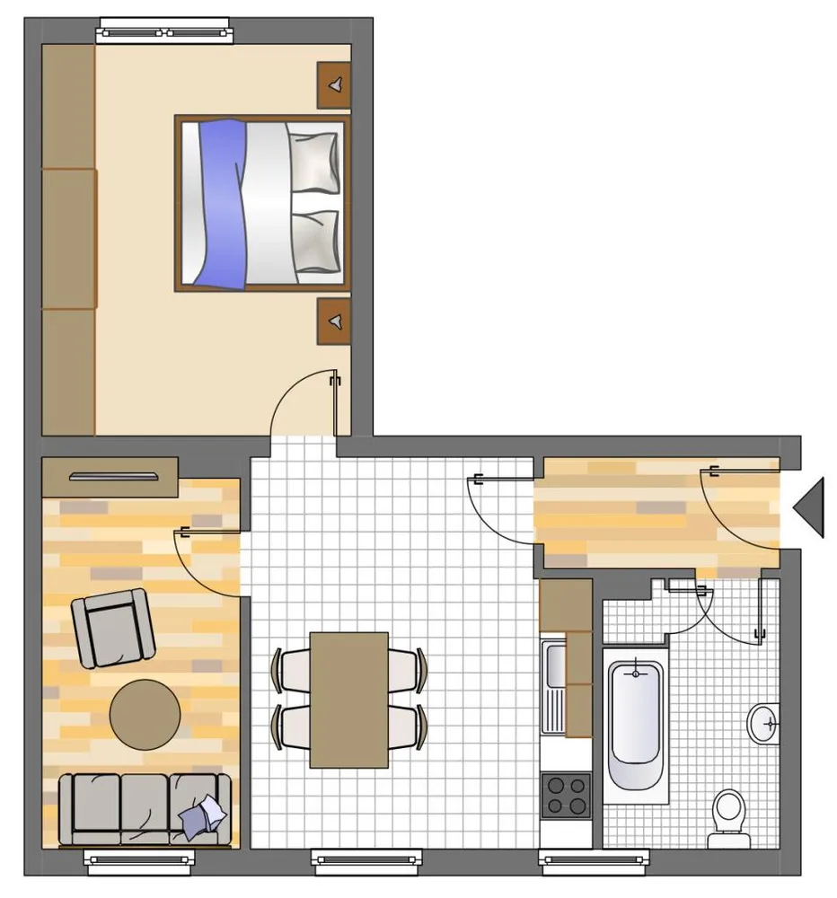 2 Zimmer Wohnung mit 50 m² in Leverkusen – Bild 3