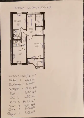 4 Zimmer Wohnung mit 88 m² in Köln – Bild 12