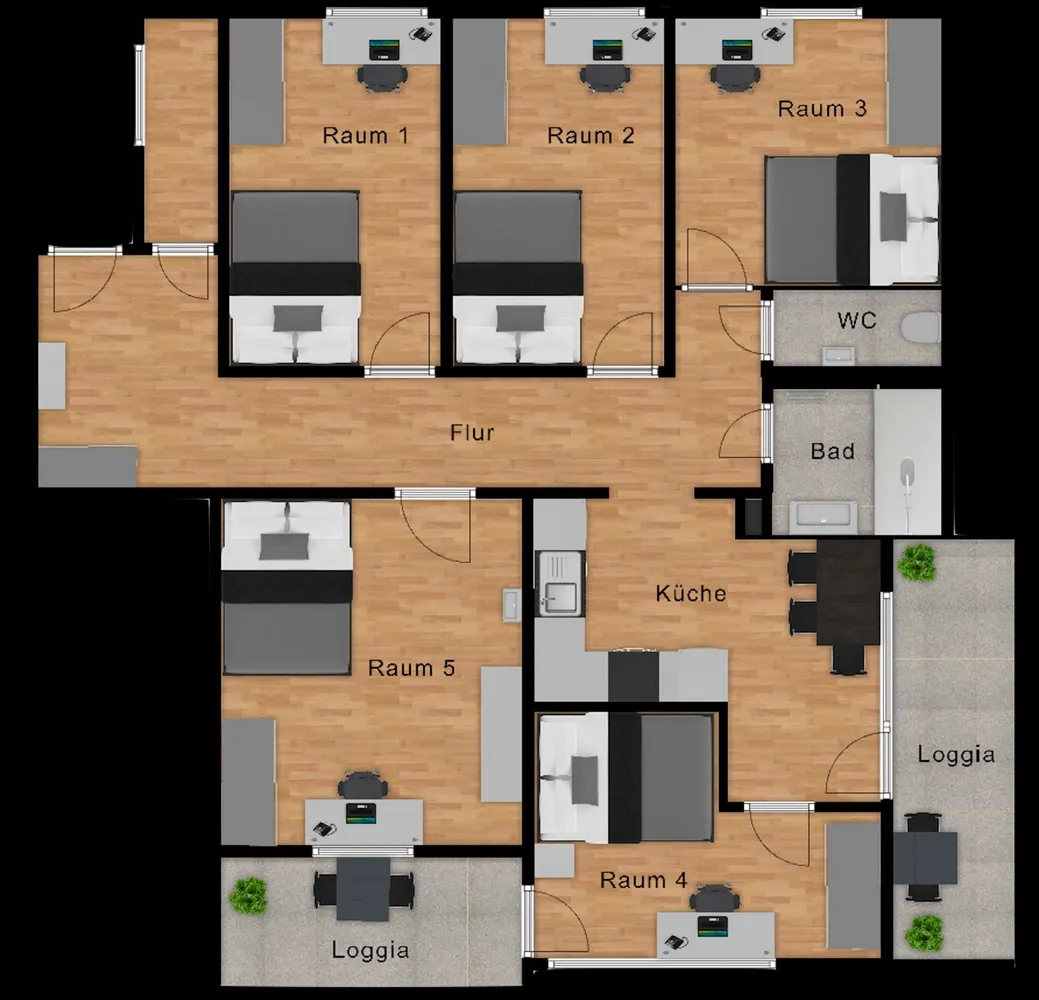 Shared room with 12 m² in Munich – Photo 2