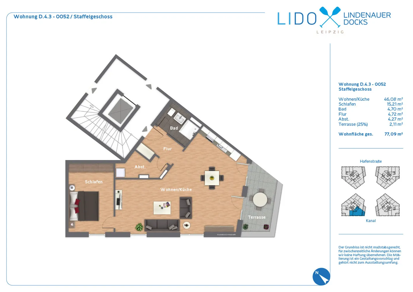 2 Zimmer Wohnung mit 77 m² in Leipzig – Bild 7