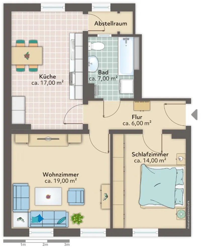 2 Zimmer Wohnung mit 62 m² in Bremerhaven – Bild 8