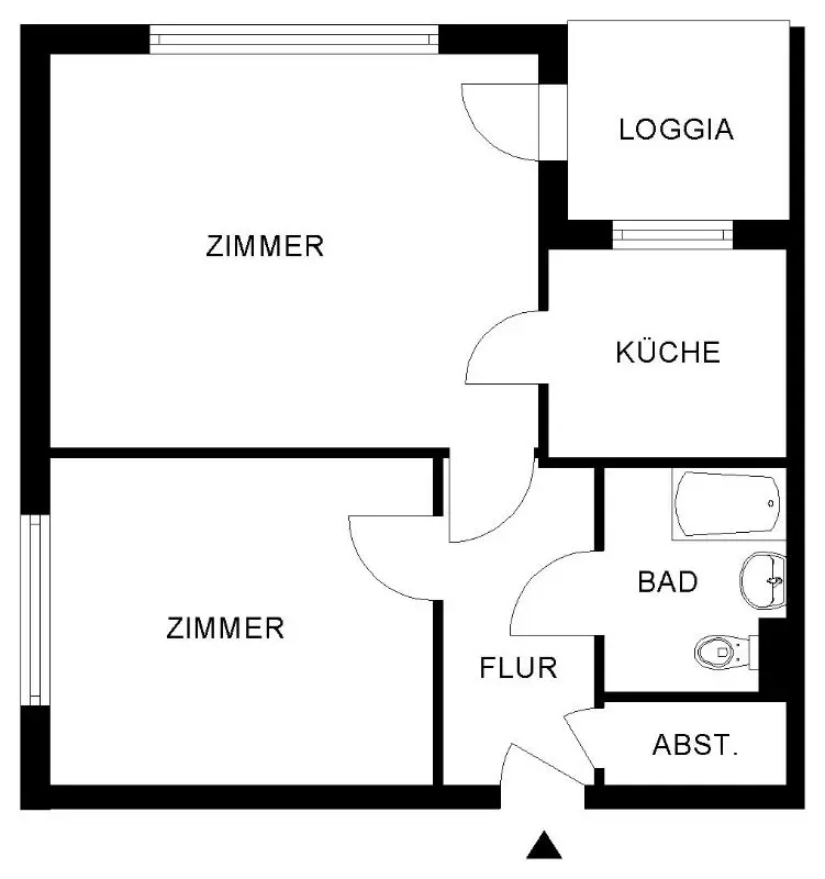 2 Zimmer Wohnung mit 53 m² in Mettmann – Bild 5