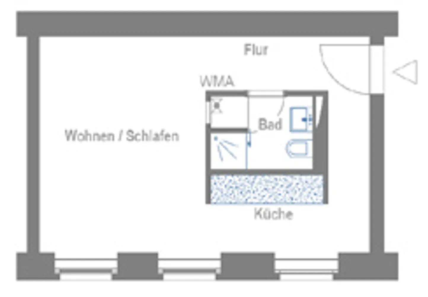 1 room apartment with 30 m² in Berlin – Photo 11