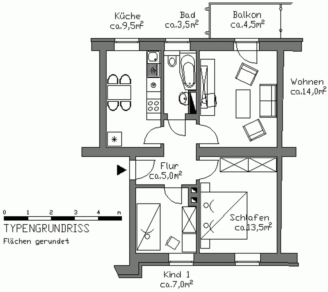 3 room apartment with 54 m² in Hanover – Photo 5