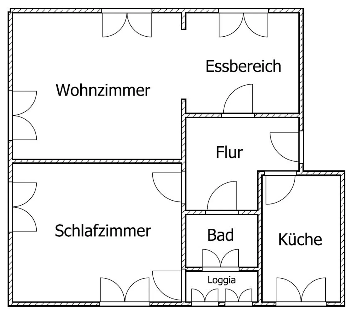 2 Zimmer Wohnung mit 59 m² in Marl – Bild 12