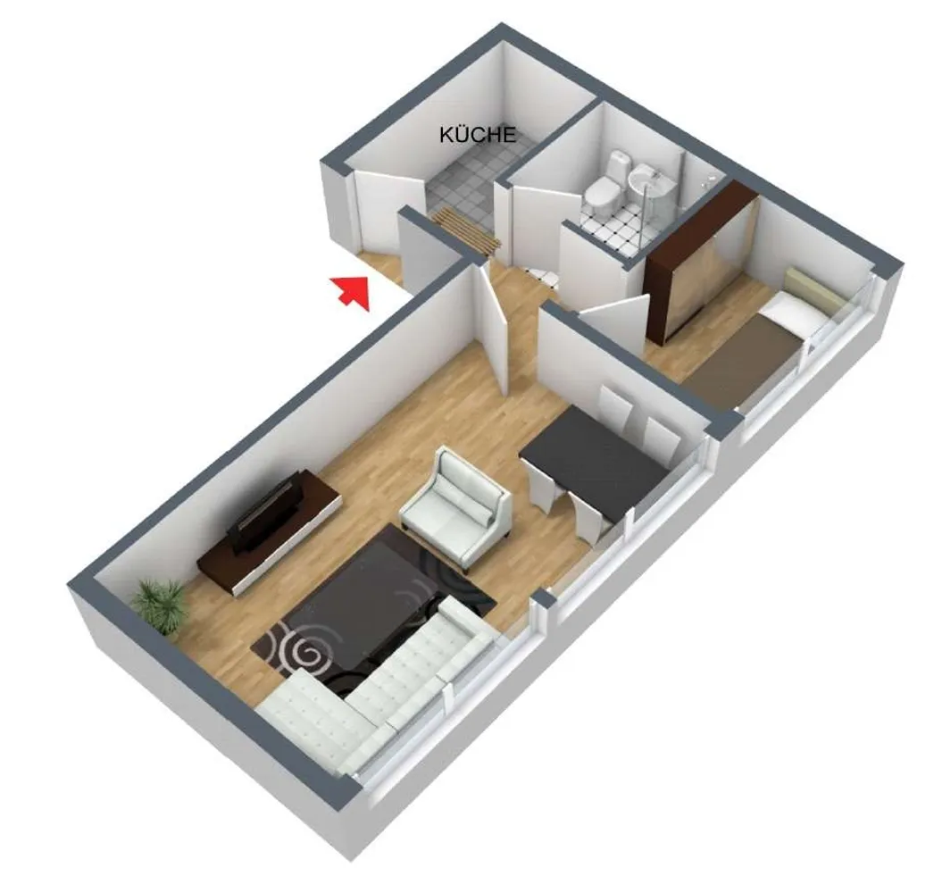 2 Zimmer Wohnung mit 34 m² in Mönchengladbach – Bild 4