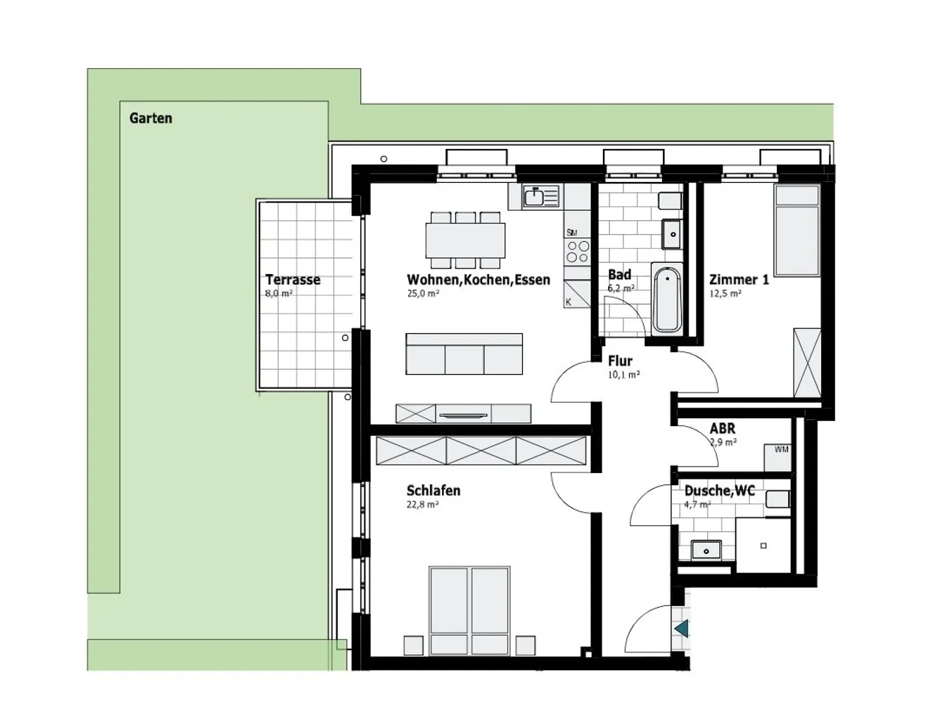 2 Zimmer Wohnung mit 66 m² in Duisburg – Bild 5