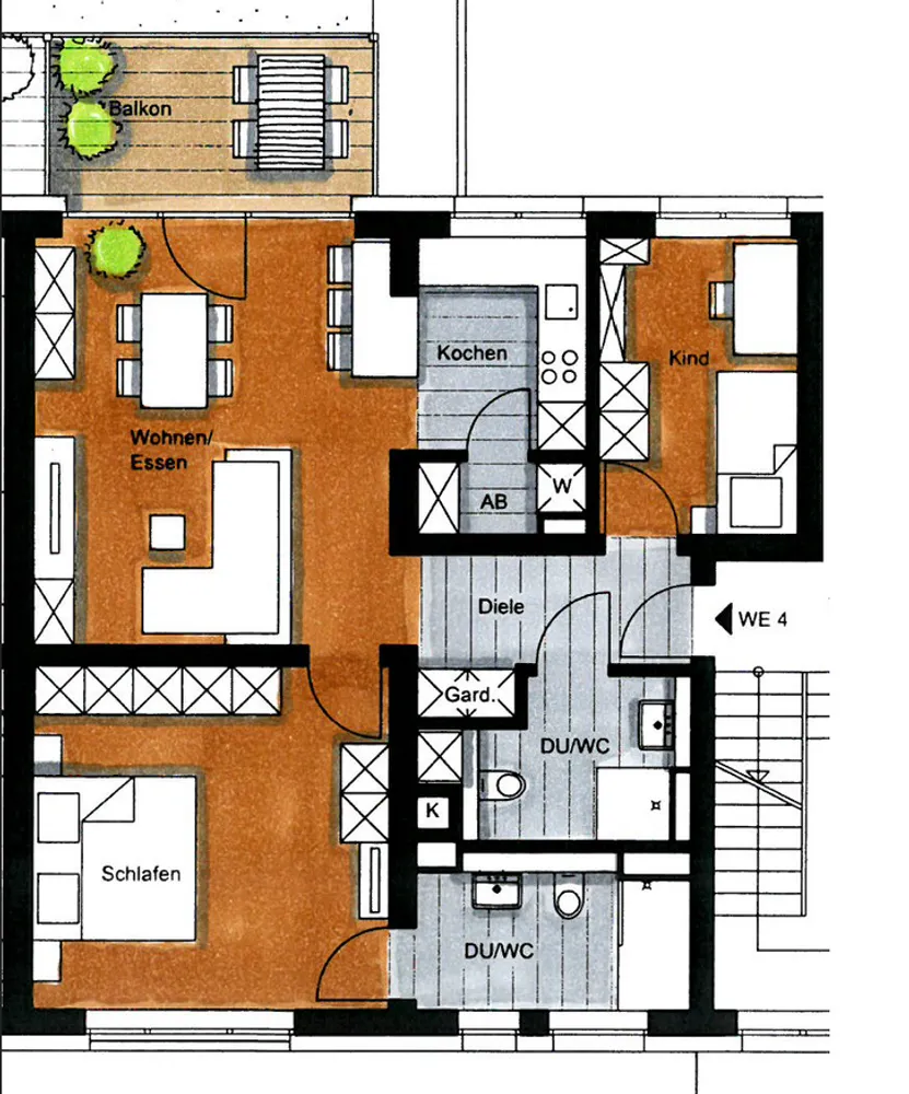 3 Zimmer Wohnung mit 78 m² in Essen – Bild 2