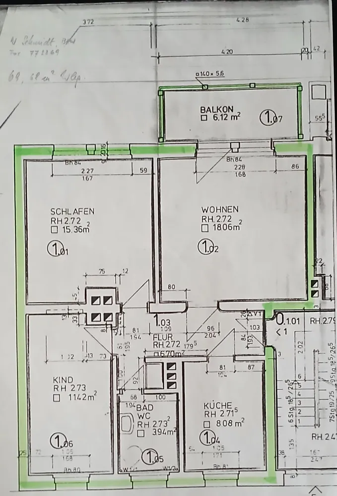 3 room apartment with 70 m² in Chemnitz – Photo 9