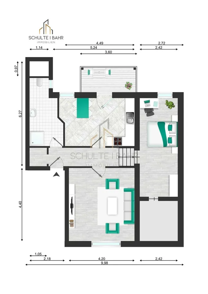 2 Zimmer Wohnung mit 58 m² in Hamm – Bild 10