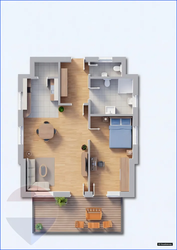 2 Zimmer Wohnung mit 64 m² in Kaufbeuren – Bild 12