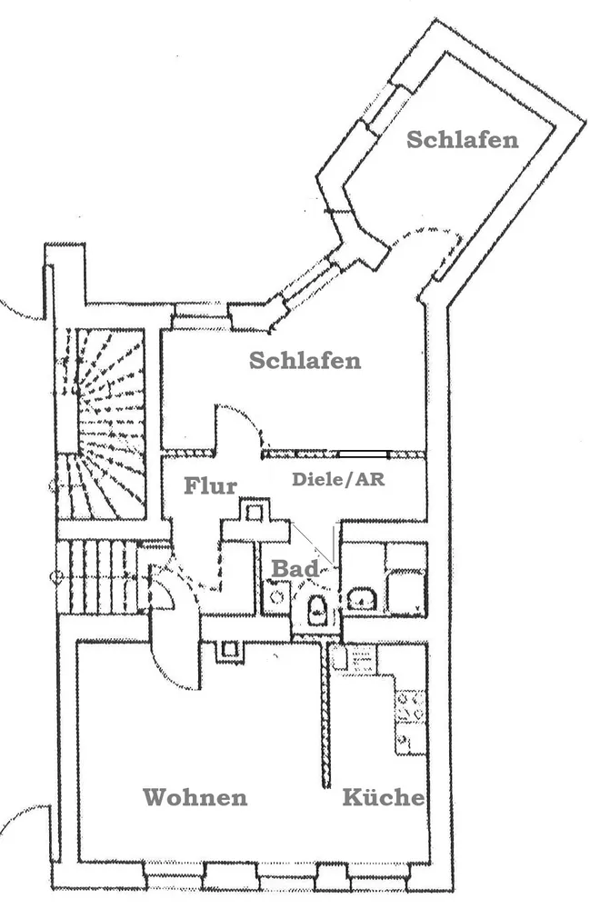 4 Zimmer Wohnung mit 60 m² in Halle (Saale) – Bild 9