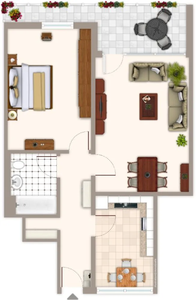 2 Zimmer Wohnung mit 60 m² in Mönchengladbach – Bild 3