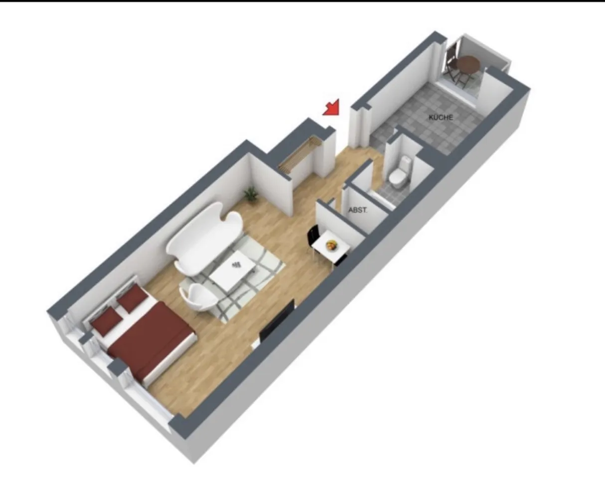 1 Zimmer Wohnung mit 36 m² in Köln – Bild 5