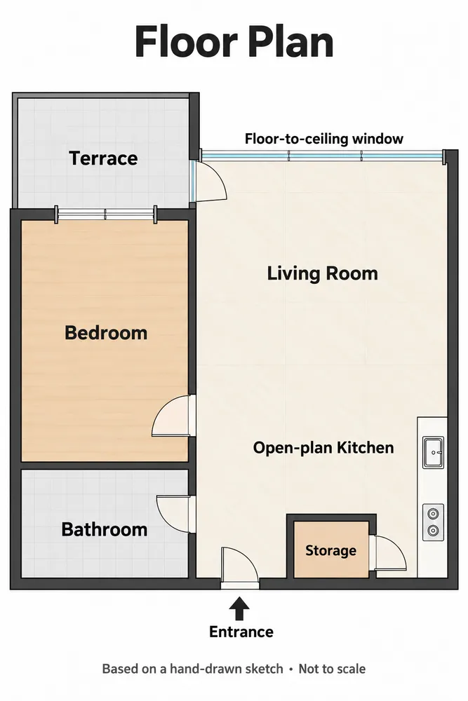 2 room apartment with 60 m² in Düsseldorf – Photo 2