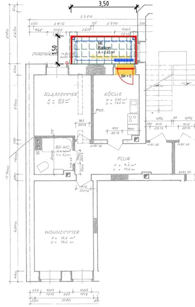 2 room apartment with 50 m² in Chemnitz – Photo 6