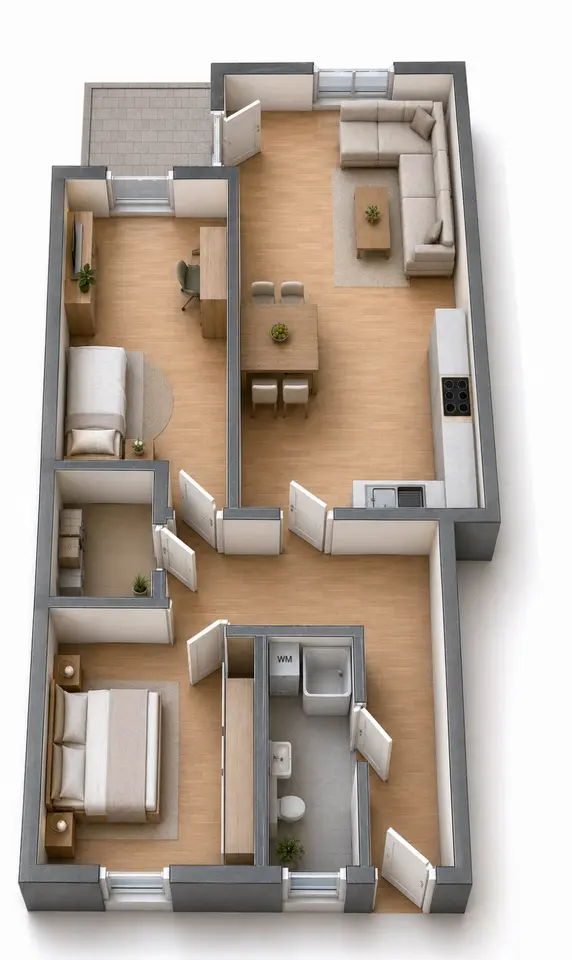 3 Zimmer Wohnung mit 80 m² in Soltau – Bild 5