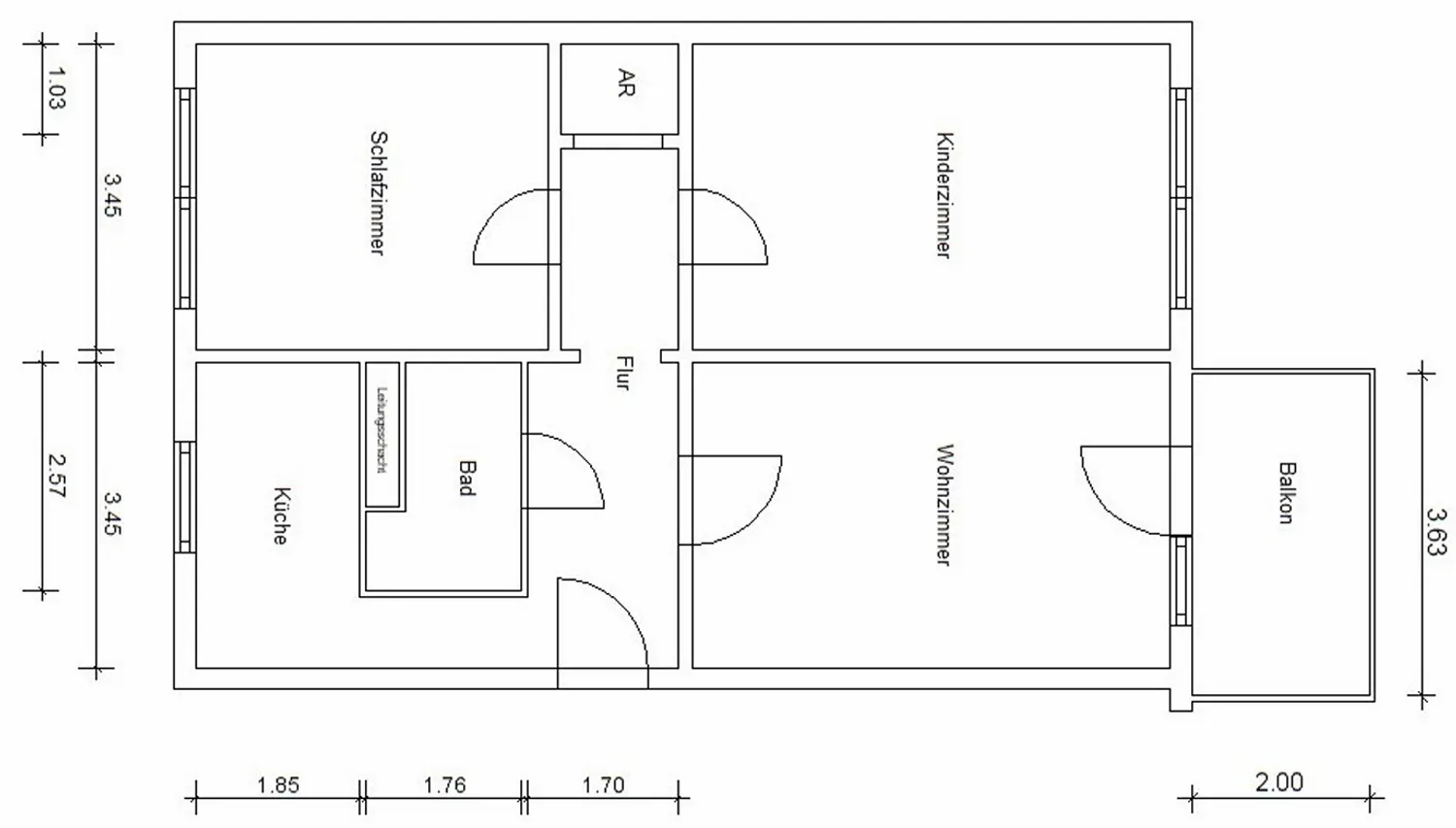 3 Zimmer Wohnung mit 74 m² in Magdeburg – Bild 5