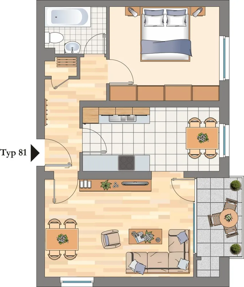 3 Zimmer Wohnung mit 64 m² in Hattingen – Bild 8